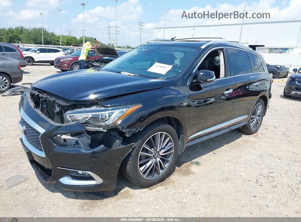 5N1DL0MN3LC515944 2020 INFINITI QX60 Black წინა მარცხენა ხედი სამი მეოთხედიდან