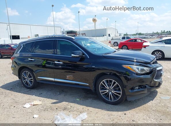 5N1DL0MN3LC515944 2020 INFINITI QX60 Black უკანა სალონის ხედი
