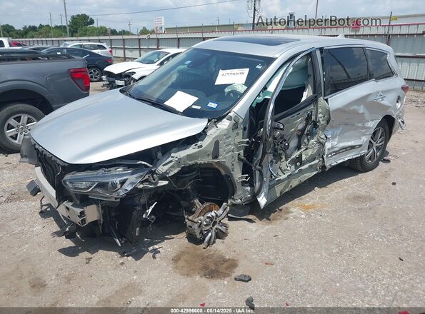 5N1DL0MN6LC529465 2020 INFINITI QX60 Silver Vista tres cuartos delantera izquierda