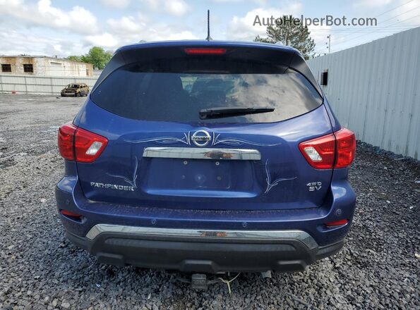 5N1DR2MM1JC663542 2018 NISSAN PATHFINDER Синий 