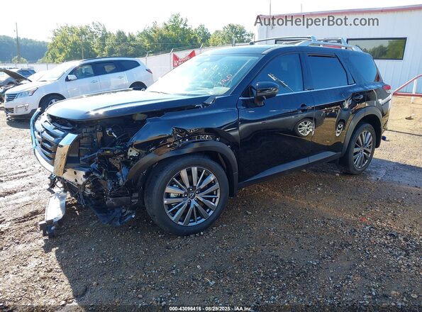 5N1DR3CB8SC260231 2025 NISSAN PATHFINDER Black წინა მარცხენა ხედი სამი მეოთხედიდან