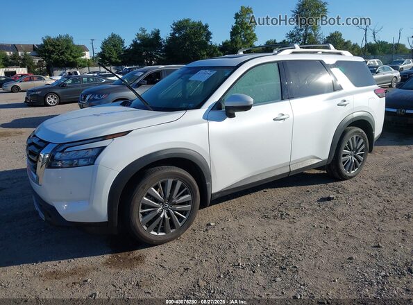 5N1DR3CD0SC215141 2025 NISSAN PATHFINDER White Առջևի ձախ երեք քառորդ տեսարան