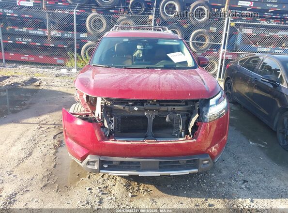 5N1DR3DH3PC264469 2023 NISSAN PATHFINDER Red Սարքավորումների վահանակի տեսք