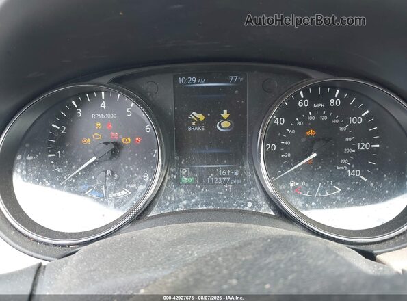 5N1ET2MV3HC730019 2017 NISSAN ROGUE HYBRID Red Vista de los asientos traseros