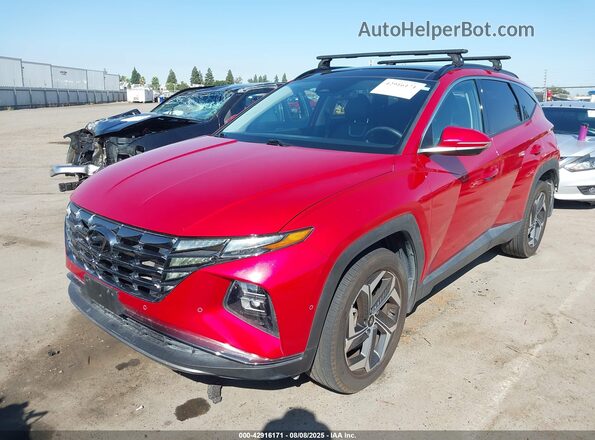 5NMJECAE3PH206568 2023 HYUNDAI TUCSON Red Przód lewy