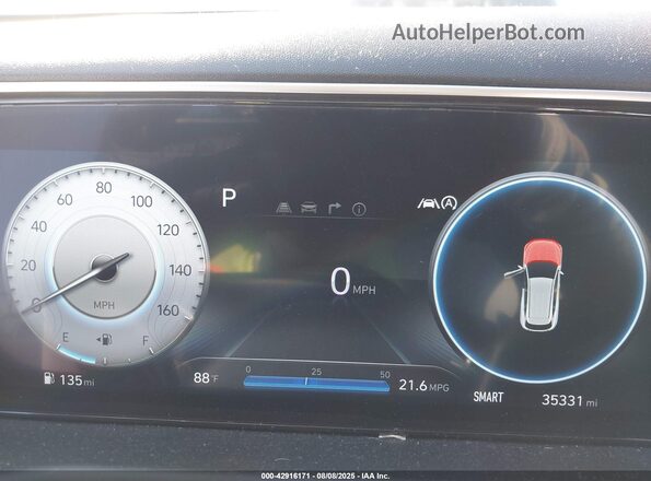 5NMJECAE3PH206568 2023 HYUNDAI TUCSON Red Widok tylnych siedzeń