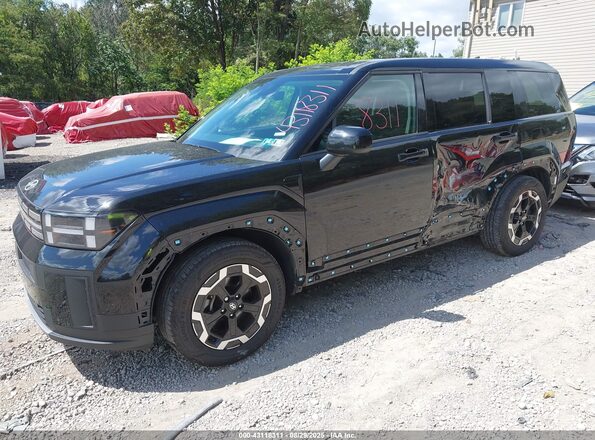 5NMP1DGL3RH033235 2024 HYUNDAI SANTA FE Black Առջևի ձախ երեք քառորդ տեսարան