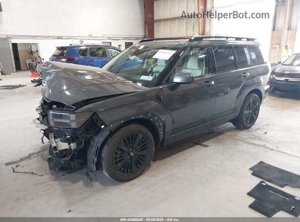 5NMP5DG11SH057073 2025 HYUNDAI SANTA FE HYBRID Gray Vista tres cuartos delantera izquierda