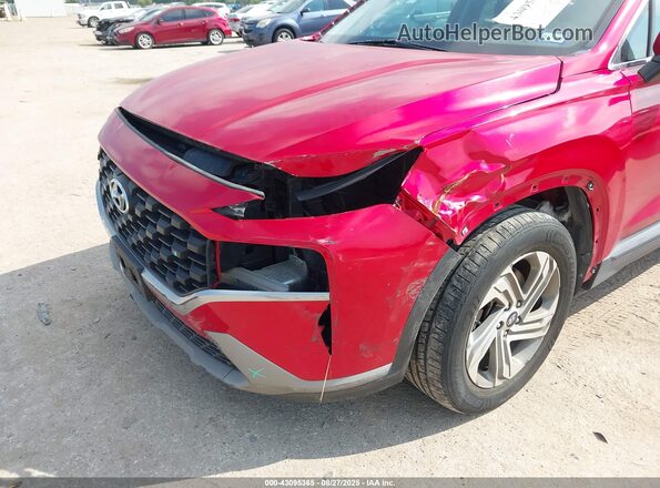 5NMS14AJ5MH329481 2021 HYUNDAI SANTA FE Maroon Widok z przodu