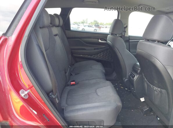 5NMS14AJ5MH329481 2021 HYUNDAI SANTA FE Maroon Widok naklejki z numerem VIN