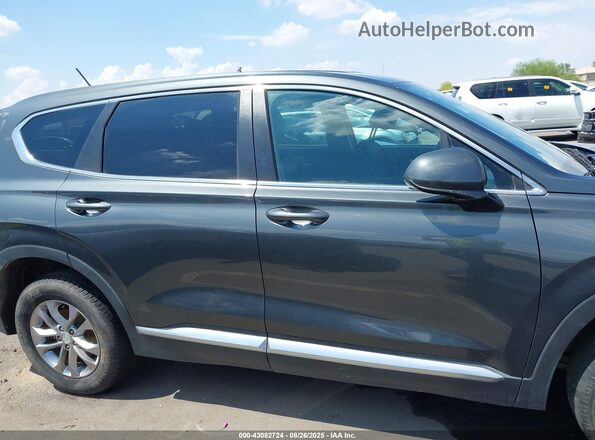 5NMS23AD3LH156012 2020 HYUNDAI SANTA FE Gray Вид задньої частини салону