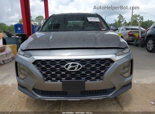5NMS23AD8LH163487 2020 HYUNDAI SANTA FE Gray Սալոնի հետևի տեսք