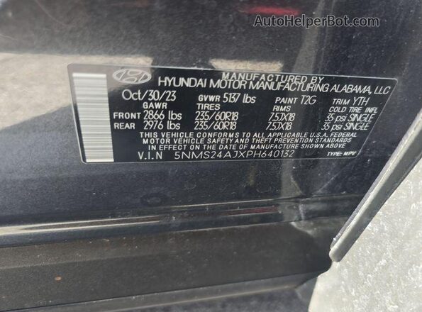 5NMS24AJXPH640132 2023 HYUNDAI SANTA FE  Instrument cluster view