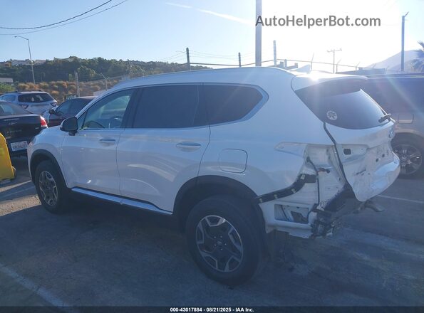 5NMS2DA16PH001133 2023 HYUNDAI SANTA FE HYBRID BLUE White Rear left