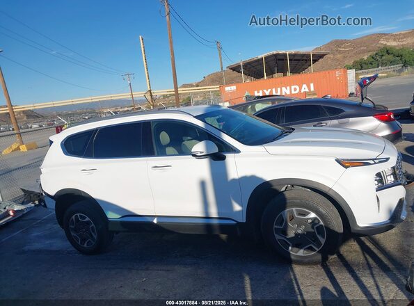 5NMS2DA16PH001133 2023 HYUNDAI SANTA FE HYBRID BLUE White 360 interior view