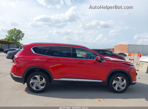 5NMS2DAJ2NH409867 2022 HYUNDAI SANTA FE Burgundy Vista interior trasera