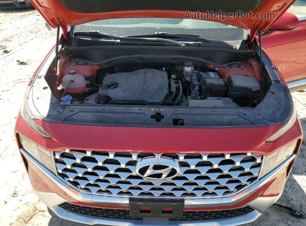 5NMS2DAJ8MH351715 2021 HYUNDAI SANTA Red Engine compartment view