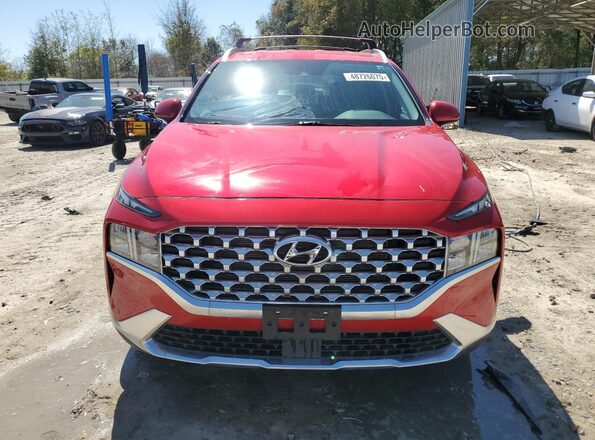 5NMS2DAJ8MH351715 2021 HYUNDAI SANTA Red Front view