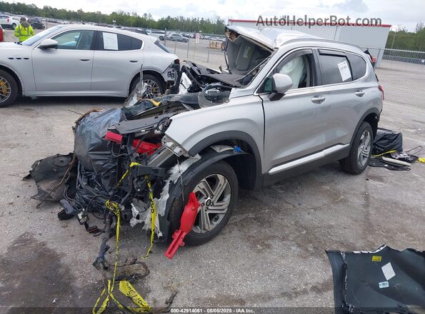 5NMS2DAJ8NH374641 2022 HYUNDAI SANTA FE Silver Vista tres cuartos delantera izquierda