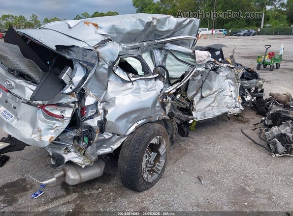 5NMS2DAJ8NH374641 2022 HYUNDAI SANTA FE Silver Trasero derecho
