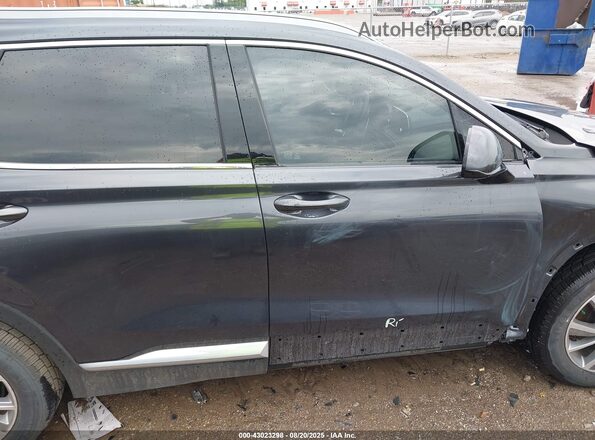 5NMS33AD3LH230297 2020 HYUNDAI SANTA FE Серый Вид задней части салона