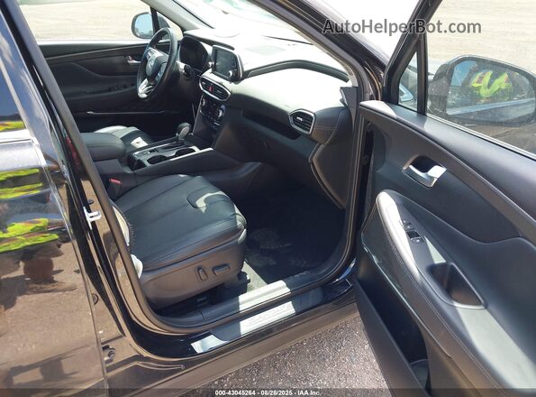 5NMS33AD4LH214710 2020 HYUNDAI SANTA FE Black Widok wnętrza z przodu