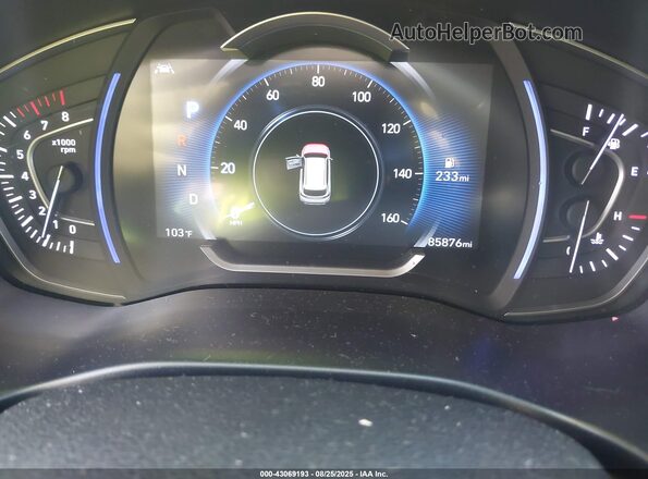 5NMS33AD8LH200373 2020 HYUNDAI SANTA FE Black Vista de los asientos traseros
