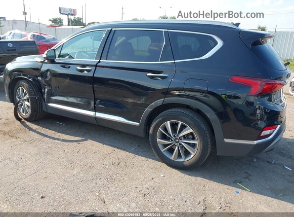5NMS33AD8LH200373 2020 HYUNDAI SANTA FE Black Trasero izquierdo
