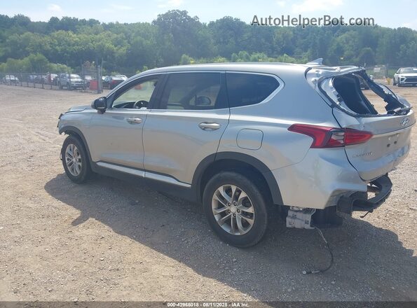 5NMS33AD8LH216623 2020 HYUNDAI SANTA FE Silver Trasero izquierdo