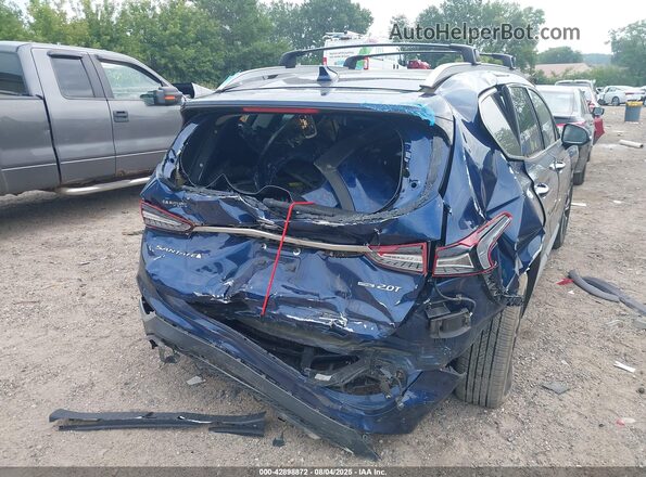 5NMS3CAA6LH271125 2020 HYUNDAI SANTA FE Dark Blue წინა ხედი
