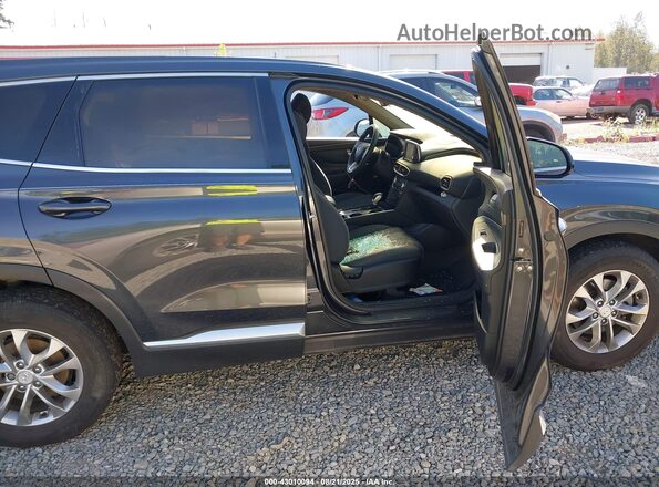 5NMS3CAD4LH298530 2020 HYUNDAI SANTA FE Gray Вид салону спереду