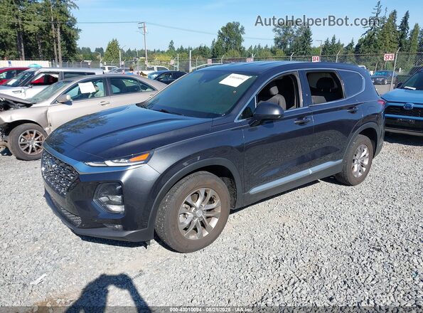 5NMS3CAD4LH298530 2020 HYUNDAI SANTA FE Gray Передня ліва чверть