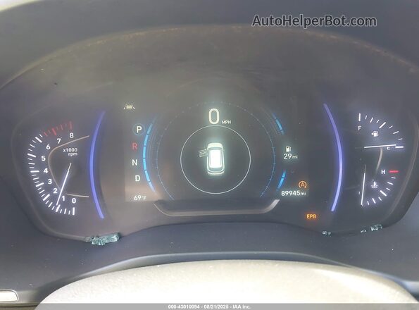 5NMS3CAD4LH298530 2020 HYUNDAI SANTA FE Gray Вид задніх сидінь