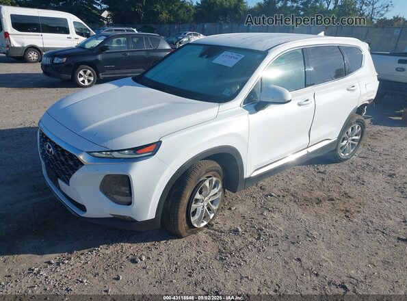 5NMS3CAD7LH278109 2020 HYUNDAI SANTA FE White Передня ліва чверть