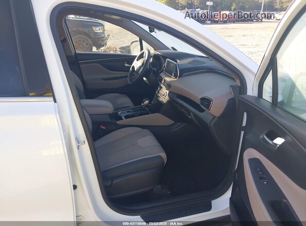 5NMS3CAD7LH278109 2020 HYUNDAI SANTA FE White Вид салону спереду