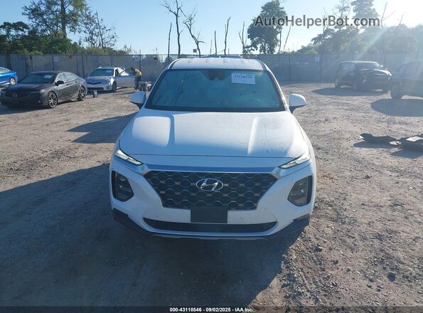 5NMS3CAD7LH278109 2020 HYUNDAI SANTA FE White Вид щитка приладів