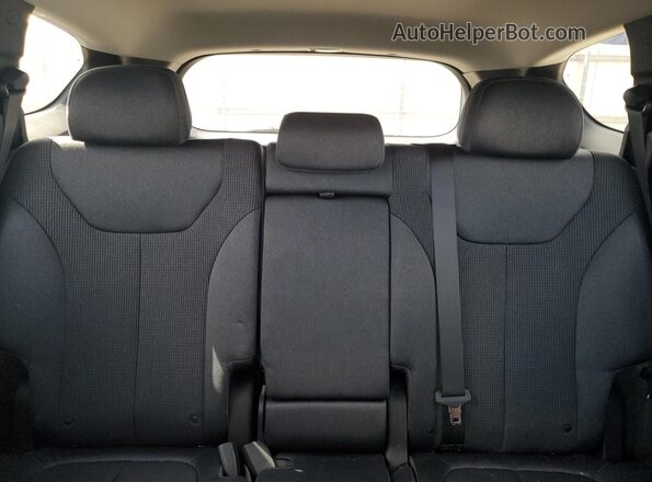 5NMS3CAD8LH271203 2020 HYUNDAI SANTA Black Widok tylnych siedzeń