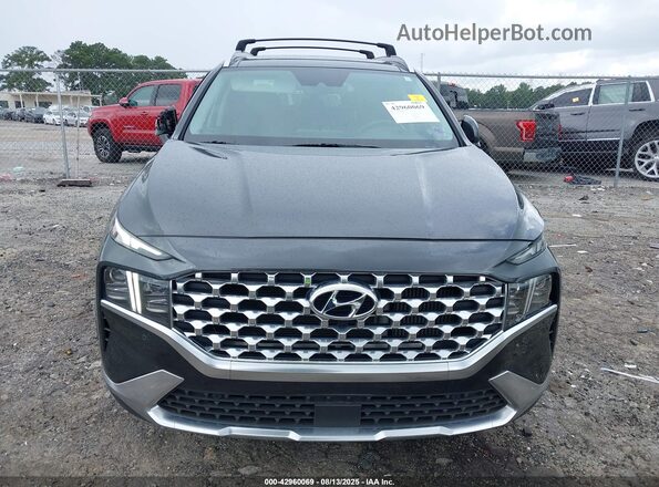 5NMS44AL8PH524732 2023 HYUNDAI SANTA FE Gray ხელსაწყოთა პანელის ხედი
