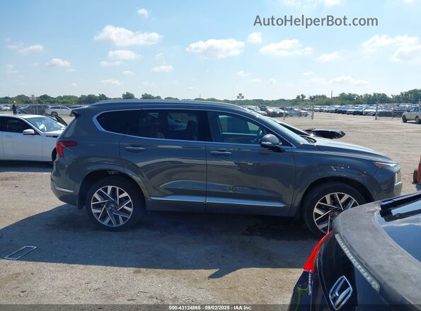 5NMS54AL4PH657811 2023 HYUNDAI SANTA FE CALLIGRAPHY Black Вид задньої частини салону