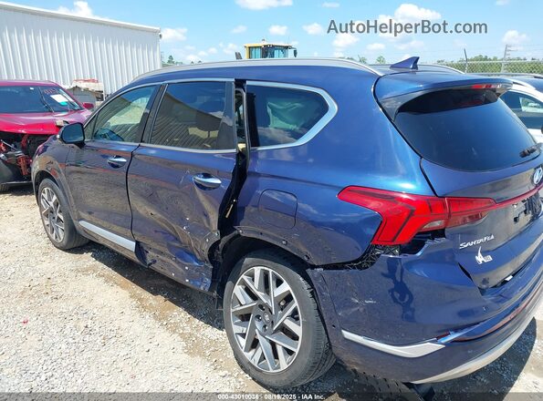 5NMS54AL5NH385279 2022 HYUNDAI SANTA FE CALLIGRAPHY Dark Blue Вид спереди