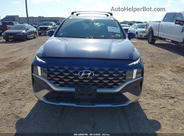 5NMS54ALXNH471624 2022 HYUNDAI SANTA FE CALLIGRAPHY Blue Vista interior trasera