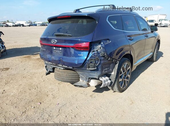 5NMS54ALXNH471624 2022 HYUNDAI SANTA FE CALLIGRAPHY Blue Vista frontal