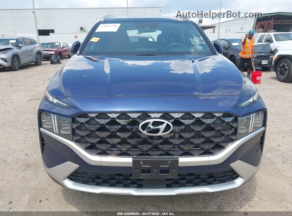 5NMS54ALXPH595542 2023 HYUNDAI SANTA FE CALLIGRAPHY Blue Вид задньої частини салону