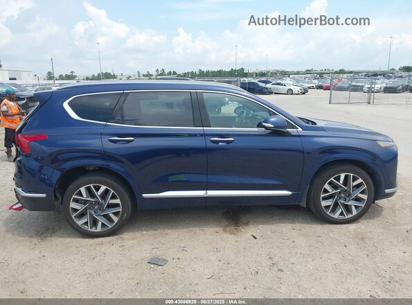5NMS54ALXPH595542 2023 HYUNDAI SANTA FE CALLIGRAPHY Blue Панорамний вид салону 360°