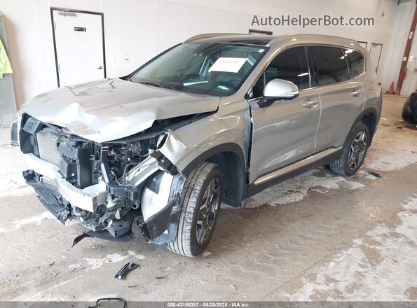 5NMS5DA17PH014027 2023 HYUNDAI SANTA FE HYBRID Silver Առջևի ձախ երեք քառորդ տեսարան