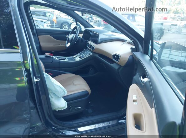 5NMS5DAL9PH638512 2023 HYUNDAI SANTA FE CALLIGRAPHY Black Widok wnętrza z przodu