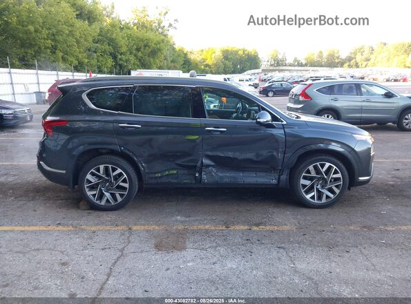 5NMS5DAL9PH638512 2023 HYUNDAI SANTA FE CALLIGRAPHY Black Widok wnętrza z tyłu