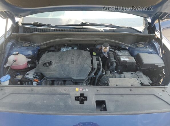 5NMS64AJ4MH303665 2021 HYUNDAI SANTA Blue Вид підкапотного простору