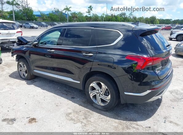 5NMS64AJ4MH332101 2021 HYUNDAI SANTA FE Black Rear left