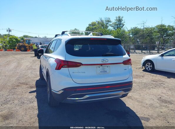 5NMS6DAJ2MH367655 2021 HYUNDAI SANTA FE White Задня ліва чверть